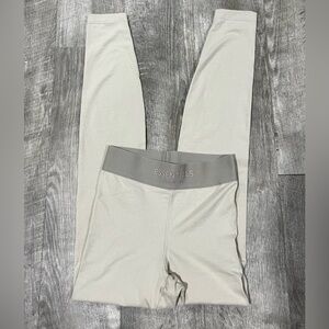 FEAR OF GOD ESSENTIALS WOMENS SPORT LEGGINGS ‘Beige’
